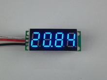 BY436V 4位 LED数显电压表头 0V-200V直流数字电压表  0.36富之云