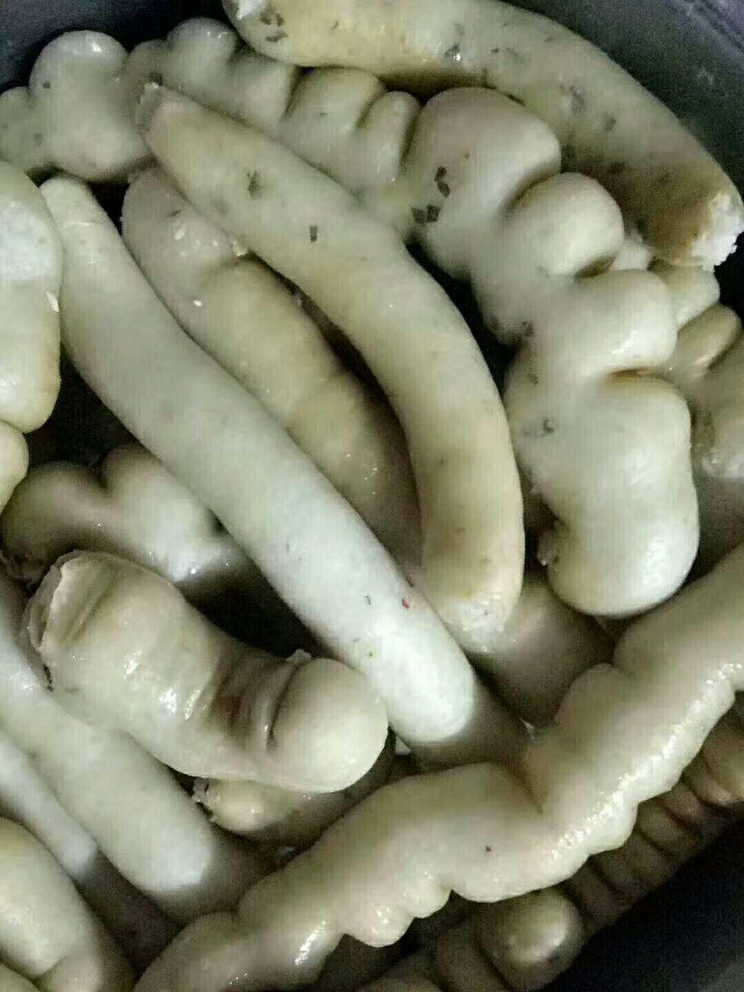 手工糯米农户自制手工灌肠原味猪大肠25元一斤糯米肠5斤包邮发货