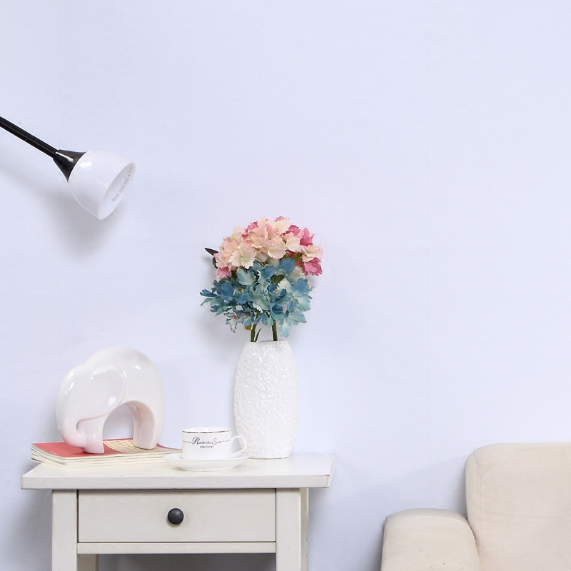 加厚贴纸纯白墙纸纯色自粘磨砂白色即时贴哑光波音软片不干胶防水