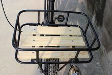 26寸24寸20寸700c复古英伦荷兰自行车车篮带木板金属前车筐前货架
