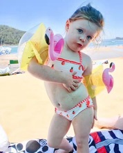 盒装儿童火烈鸟手臂圈 螃蟹水袖宝宝游泳辅助用品儿童女孩 水袖