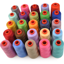 33X1组合缝纫线线手缝线120色大卷缝纫机线涤纶纺织线锁边线2
