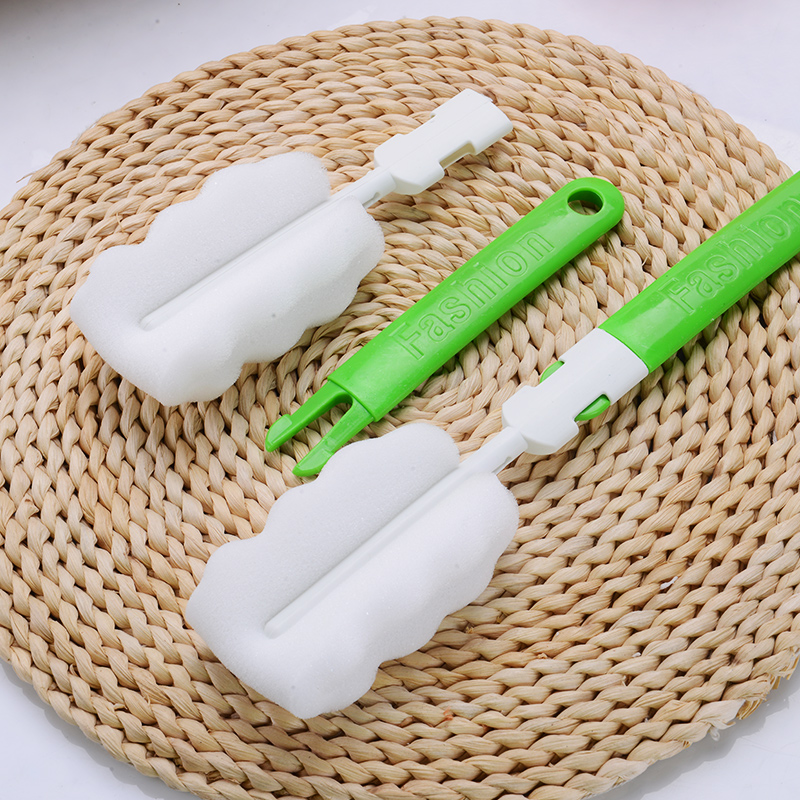 杯刷可拆洗厨房加长去污杯子刷瓶刷不伤手长柄海绵洗杯子清洁刷子