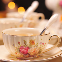 .咖啡杯套装英式下午茶杯子红茶杯欧式茶具陶瓷杯碟家用水杯具优