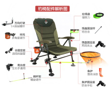 我飞钓椅新款2023超轻欧式钓鱼椅多功能便携式全地形折叠座椅
