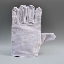 #24线双层帆布全内衬手套耐磨加厚电焊工防护手套工作劳保用品包