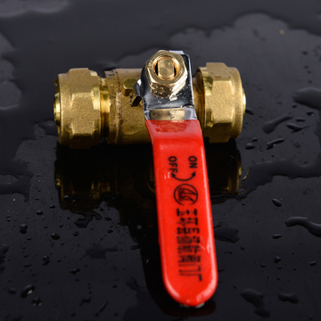 铜球阀4分铝塑管球阀6分1620太阳能1216阀门卡套式阀铜球阀dn15