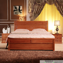 WT9P1.5米床中式床红木床菠萝格木床1.8米中式实木床实木大床卧室