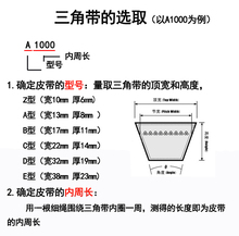 YZ三力士三角带机器皮带A型 A3048 A3099 A3150 A3200 A3251 A330