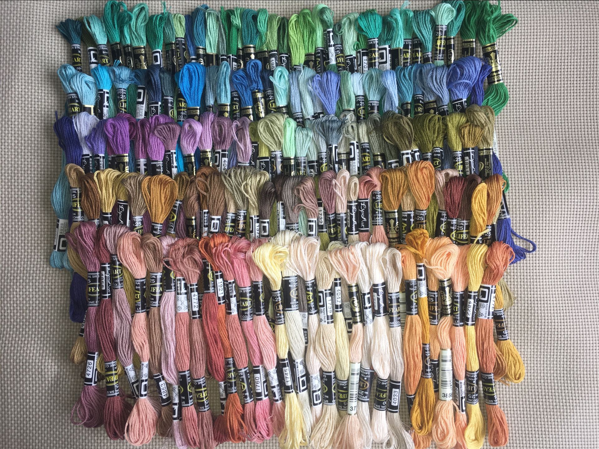 200色共200支十字绣线配线刺绣手鞠编织线25号绣花线批发-阿里巴巴