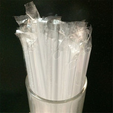 7M9K15cm吸管一次性透明独立包装细奶茶酸奶凉茶豆浆饮料小加