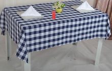 X70T格子桌布长方形小方桌野餐美式酒店饭店茶几布客厅台布圆桌布