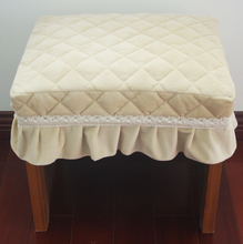 53N水晶绒夹棉款凳罩凳子套化妆凳罩 可定 制 床头柜罩桌子罩 批