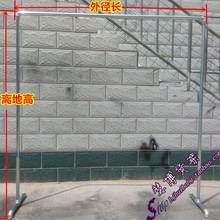 VQA3服装架展示架地摊落地阳台晾晒被货架挂衣服架子单杆架水管晾