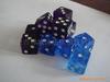 16mm transparent colour Acrylic fillet dice Dice 16 transparent Blue transparent Deep blue