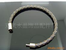 (SLS-010)供应牛皮绳手链,牛皮编织绳（5.0MM牛皮四编手链）
