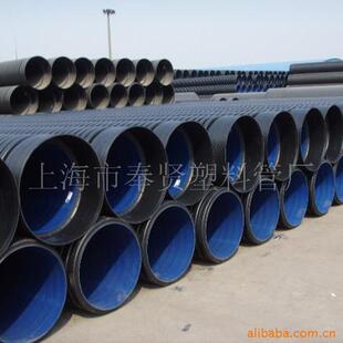【特别推荐厂家直销】HDPE双壁波纹管 排污管 黑色pe管 排水管