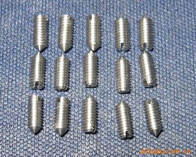 供应开槽锥端紧定螺钉紧定螺丝 六角凹端紧定螺钉