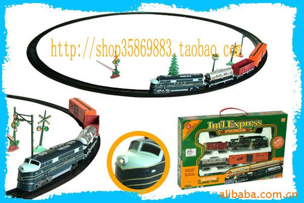 Модель поезда Средний набор поезд 4 средних внутренних железнодорожных двигателя внутреннего сгорания установили электрический игрушка трек поезд модель комплект OTHER