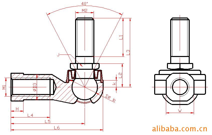 欧曼球头 rbld rbldl 替代thk 杆端关节轴承 球头轴承 锌合金