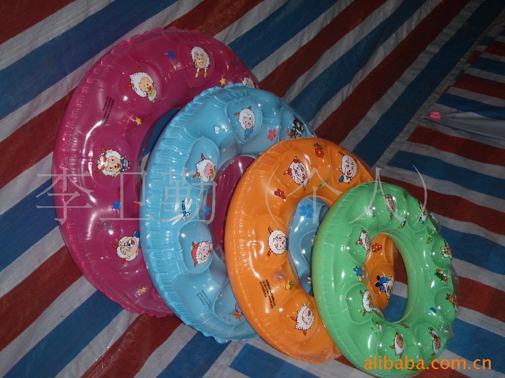 pvc三层水晶泳圈,充气游泳圈,戏水玩具