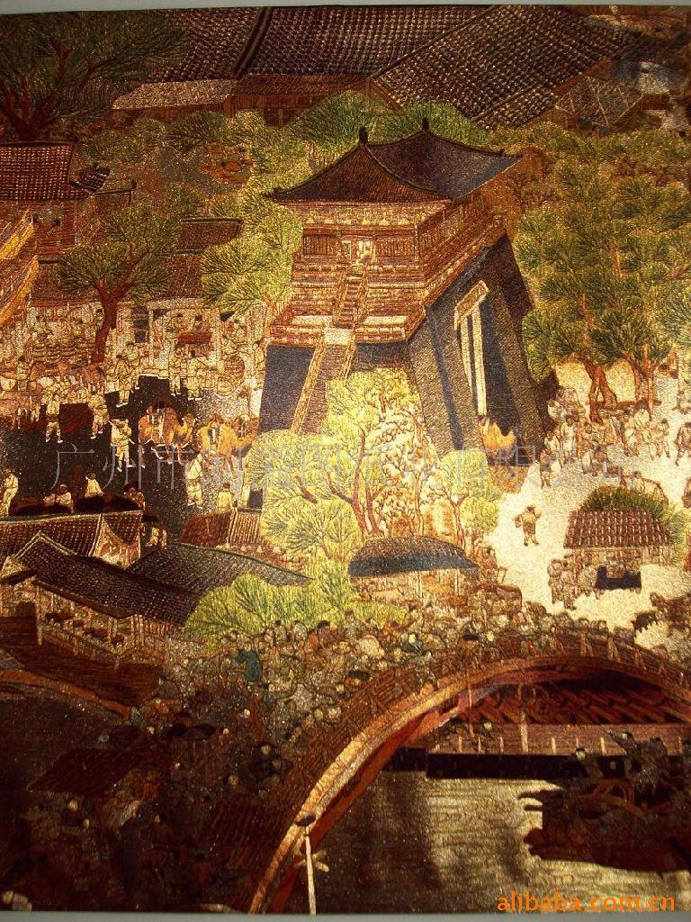 彩色|图画pvc|装帧纸|清明上河图 多色