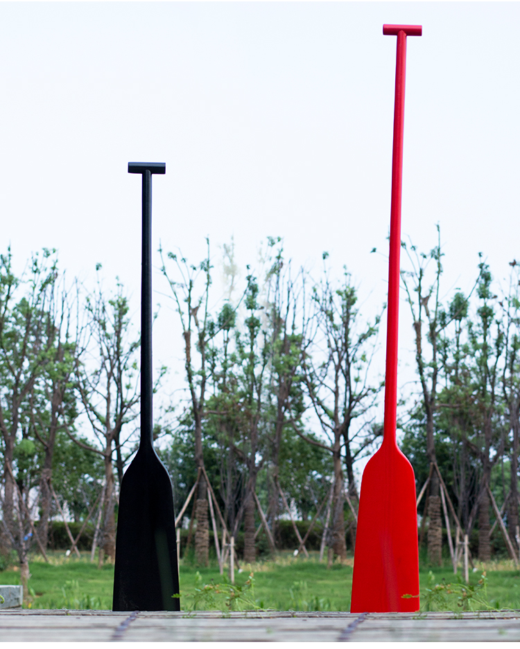 5米木质船桨划桨舞蹈道具龙航振