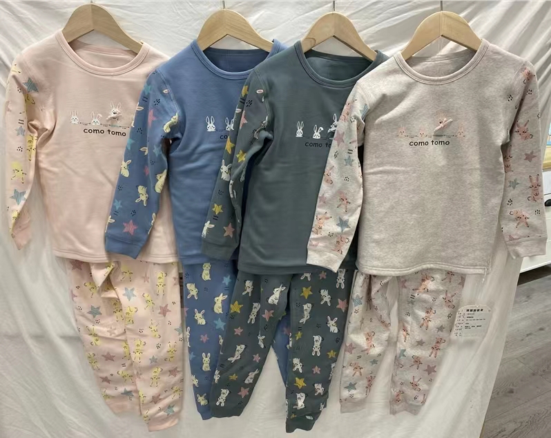 23年新货小博士桑蚕丝套装家居服品牌童装批发-阿里巴巴