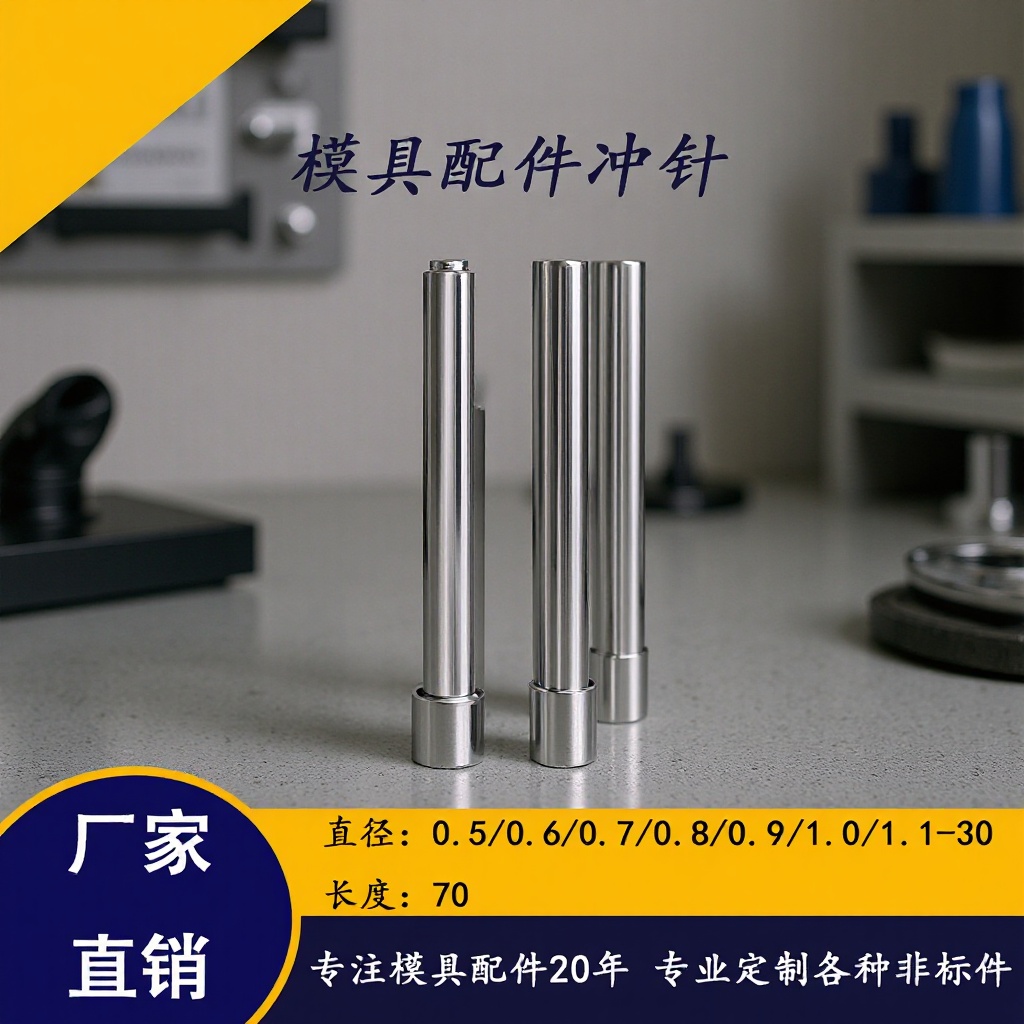 70长SKD11冲针冲压模T冲冲头五金模具配件工厂供应模具标准件非标
