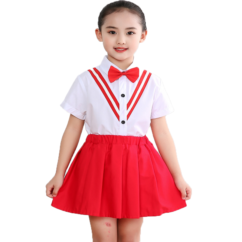 幼儿园园服夏装夏季套装小学生校服班服六一儿童运动服装