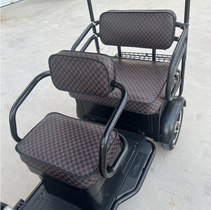 爱玛电动三轮车座套新日金彭小鸟大安艾美达台铃皮革防水坐垫