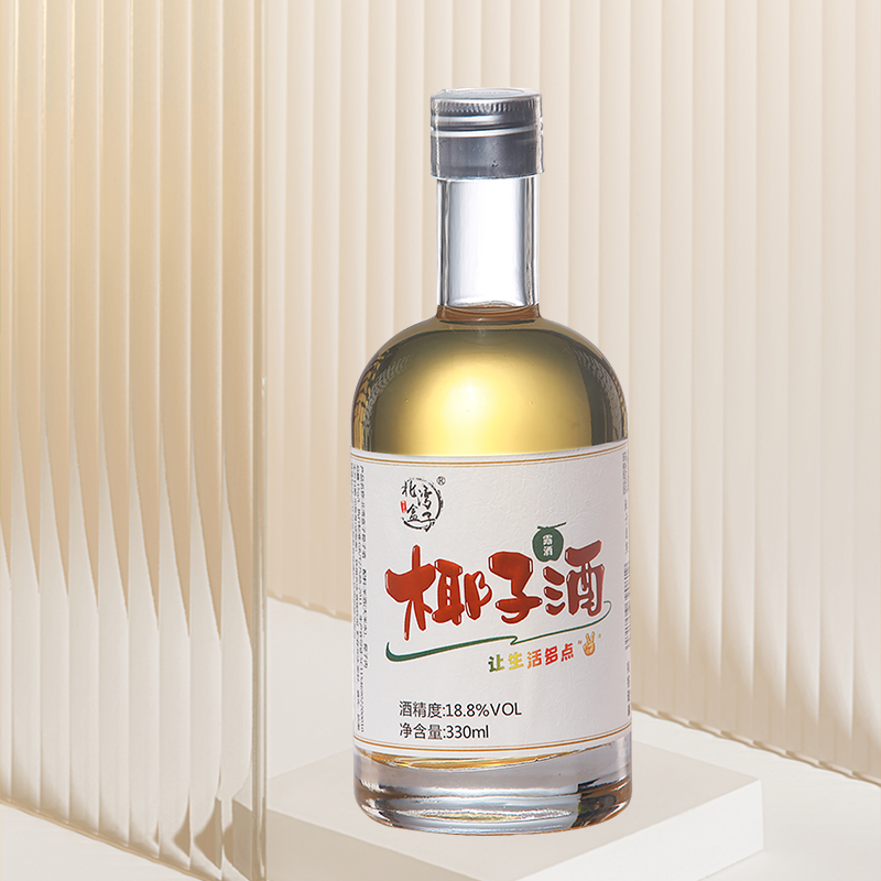 海南特产正宗低度椰子酒330ml/1瓶装聚会畅饮伴手礼网红酒果味酒