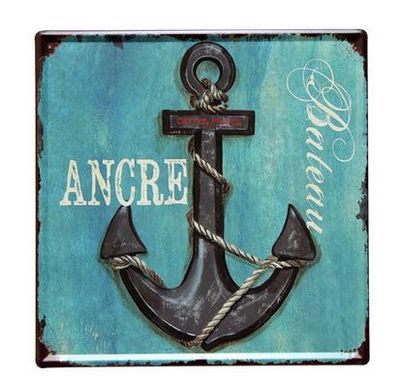 American Vintage Iron Sheet Painting Bar Restaurant Cafe Home Store Wall Decoration Painting Personalized Wall Decoration