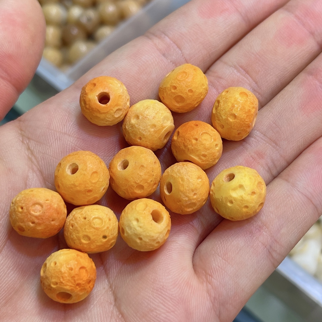 根付鹿角雕刻珠子文玩陨石月球糖果配饰搭配雕件配饰-阿里巴巴