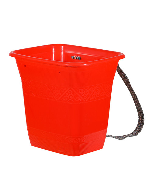Plastic back basket larger and thickened square storage barrel storage barrel durable extra-large agricultural back basket cooked rubber basket