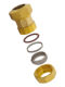 New copper tube clamping, etc., direct flat panel solar link copper connector, stainless steel clamping connector