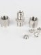 304 Stainless steel card socket joint Dual card socket fitting Direct through the middle 6 8 10 12
