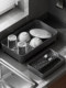 Desktop tea set tray water cup rack household glass cup tea cup drain storage storage rack tool