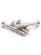 Stainless steel 304 flat head countersunk cross self-tapping screw lengthened screw wood screw self-tapping M1M2M3M4M5M6