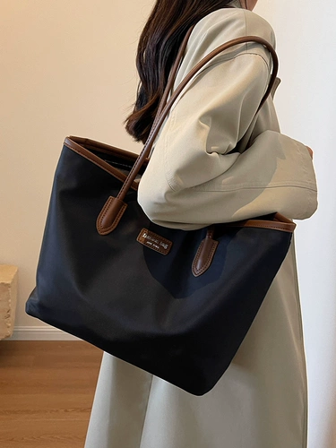 Вместительная и большая сумка через плечо, барсетка, сумка на одно плечо, ткань оксфорд