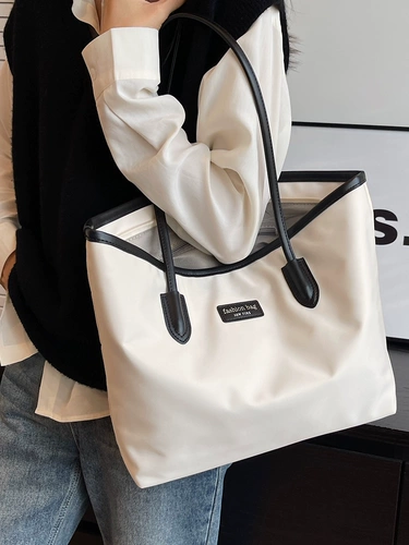 Вместительная и большая сумка через плечо, барсетка, сумка на одно плечо, ткань оксфорд