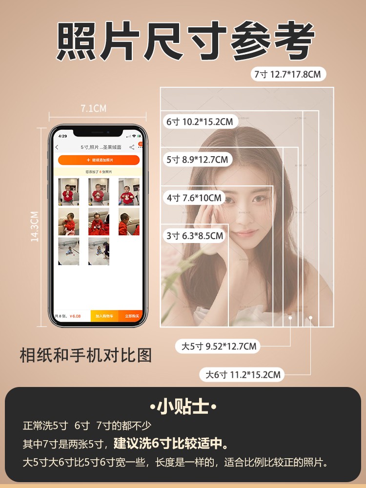 고화질 고화질 플라스틱 캡슐화 사진 5인치 6인치 7인치 사진 인쇄 사진 인쇄 휴대폰 노출 및 플라스틱 인쇄 무료 배송