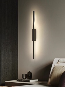 Minimalist Long Strip Line Wall Lamp Nordic Tv Background Wall Light Luxury Creative Living Room Modern Simple Bedroom B