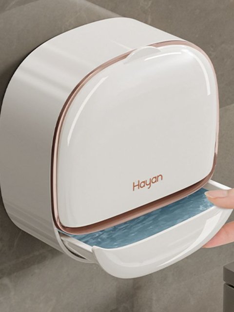 Soap box without punching soap box wall-mounted household high-end drain storage bathroom toilet soap storage rack