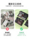 Portable travel makeup bag air cushion lipstick eyebrow pencil bag brush large capacity mesh bag makeup brush storage bag