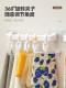 Seasoning bag storage rack without punching wall-mounted seasoning bag sealing clip kitchen marinated material sorting rotatable storage rack