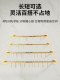Kitchen hook hanging rod stainless steel spoon shovel kitchen utensil storage golden storage rack no nailing wall hanging cabinet rack