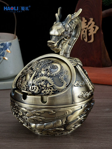 Ретро креативная пепельница для офиса, китайский гороскоп, изысканный стиль