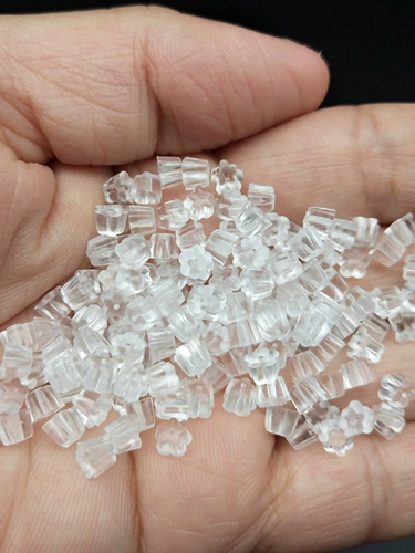 Серьги, силиконовый гипоаллергенный маленький пластиковый прозрачный шнурок-держатель