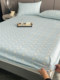 Summer old coarse cotton bed cover single piece cotton mattress protective cover dustproof and anti-slip sheet bed cover bed cover full package